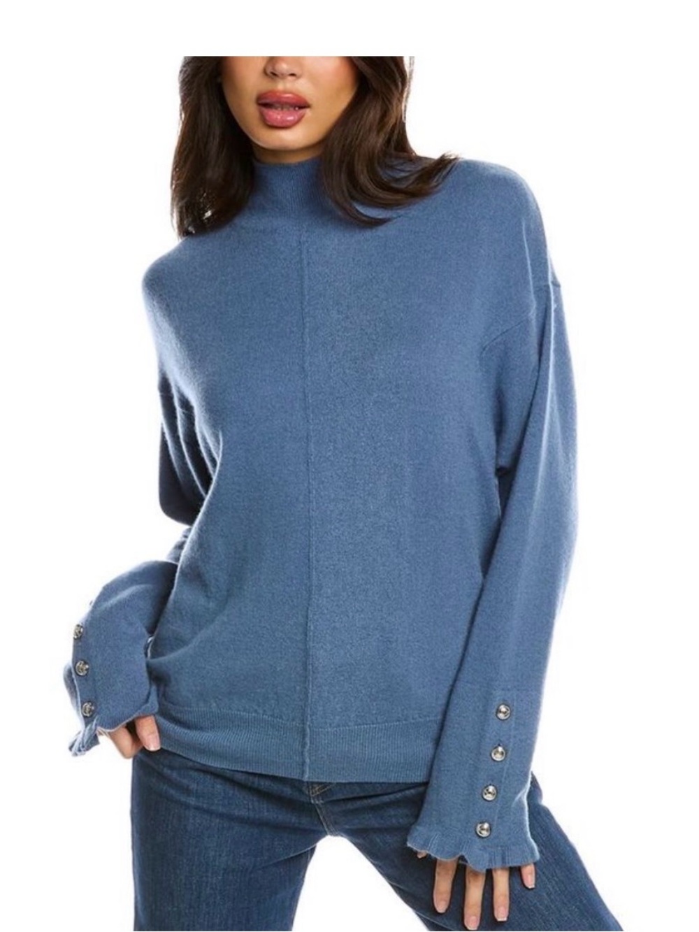 Elie Tahari Antwerp cashmere mock neck size m (read)